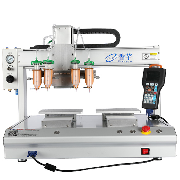 針管多點膠頭雙Y四軸平臺點膠機